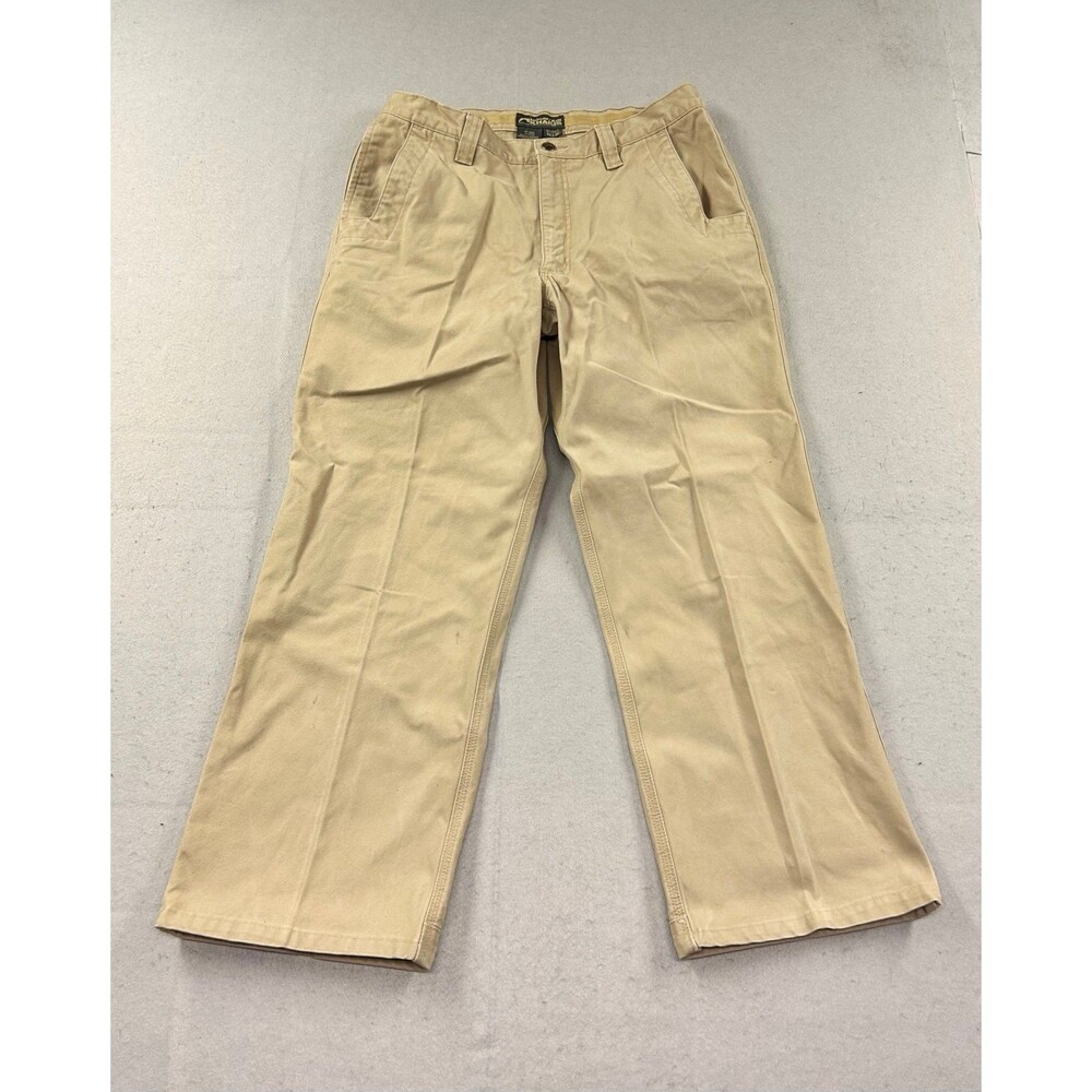 Mountain Khakis Original Mountain Pants Mens Beige Relaxed Fit Organic